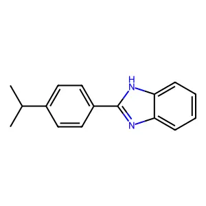 2-(4-isopropylphenyl)-1H-benzimidazole structure