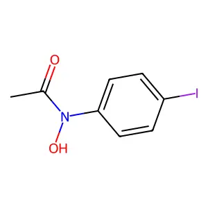 N-羟基-N-(4-碘苯基)乙酰胺 structure