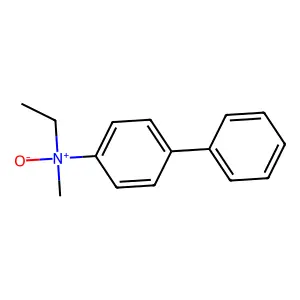 (1,1'-Biphenyl)-4-amine, N-ethyl-N-methyl-, N-oxide structure
