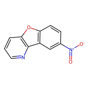 8-Nitro[1]benzofuro[3,2-b]pyridine structure
