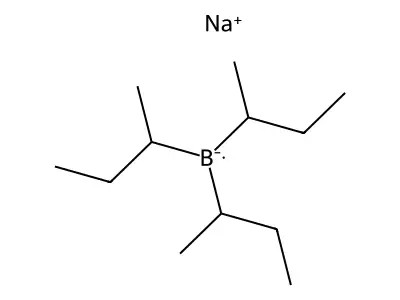 Sodium;tri(butan-2-yl)boranuide structure