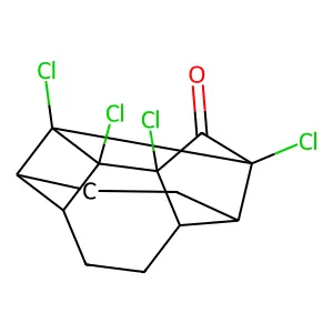 9,10,12,13-Tetrachloropentacyclo[6.5.0.04,12.05,10.09,13]tridecan-11-one structure