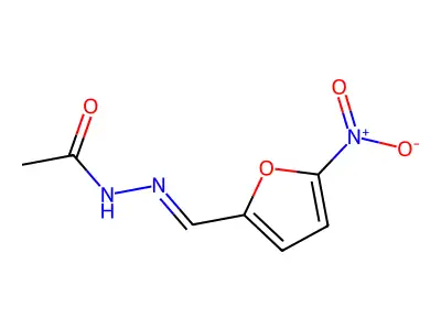 n'-[(5-Nitrofuran-2-yl)methylidene]acetohydrazide structure