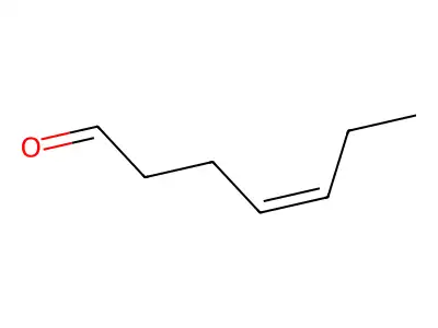 Hept-4-enal structure