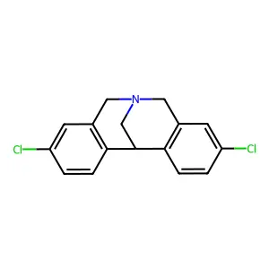 3,9-Dichloro-7,12-dihydro-5H-6,12-methanodibenzo[c,f]azocine structure