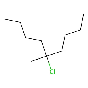 5-Chloro-5-methylnonane structure