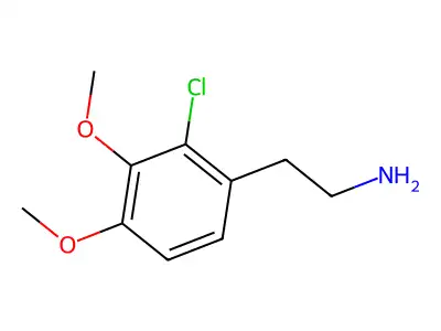 2-Chloro-3,4-dimethoxyphenethylamine structure