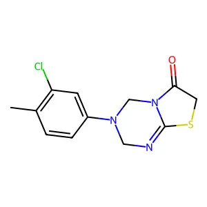 3-(3-Chloro-4-methylphenyl)-2,4-dihydro-[1,3]thiazolo[3,2-a][1,3,5]triazin-6-one structure