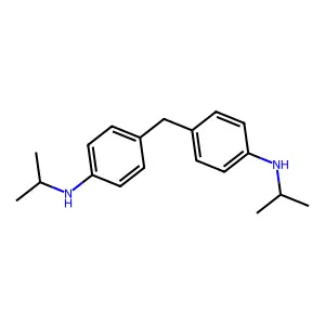 N,N'-diisopropyl-4,4'-methylenebis(benzeneamine) structure