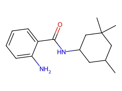2-Amino-N-(3,3,5-trimethylcyclohexyl)benzamide structure