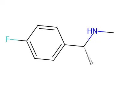(1-(4-Fluorophenyl)ethyl)(methyl)amine structure