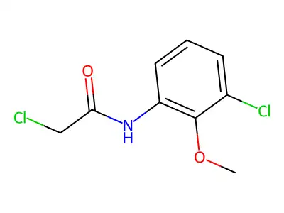 2,3'-Dichloro-2'-methoxyacetanilide structure