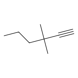 3,3-Dimethylhex-1-yne structure