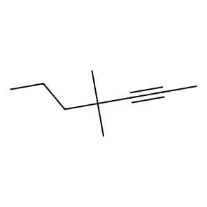 2-Heptyne, 4,4-dimethyl- structure