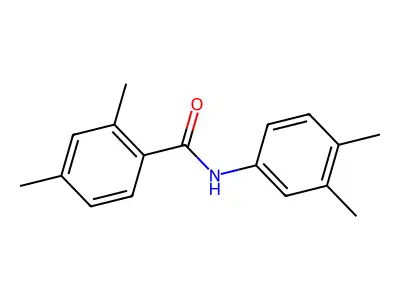 N-(3,4-dimethylphenyl)-2,4-dimethylbenzamide structure