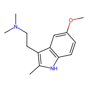 5-甲氧基-N,N,2-三甲基-1H-吲哚-3-乙胺 structure