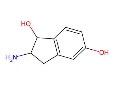 1,5-Indandiol, 2-amino- structure