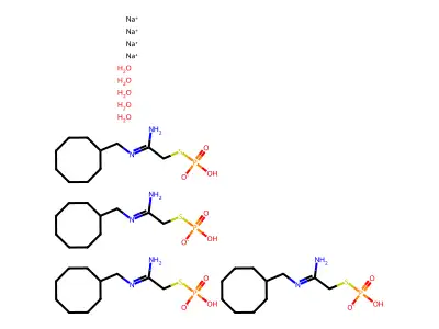 C11H22N2O3PS.Na.5/4H2O structure