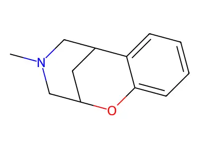 2,6-Methano-4H-1,4-benzoxazocine, 3,4,5,6-tetrahydro-4-methyl- structure