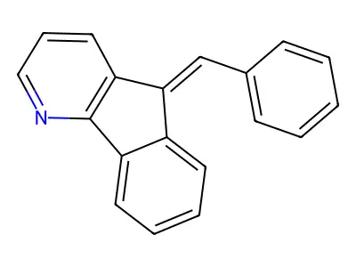 5-benzylidene-5H-indeno[1,2-b]pyridine structure