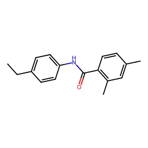 N-(4-ethylphenyl)-2,4-dimethylbenzamide structure