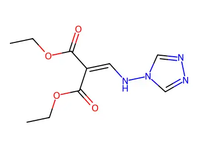 diethyl 2-[(4H-1,2,4-triazol-4-ylamino)methylene]malonate structure