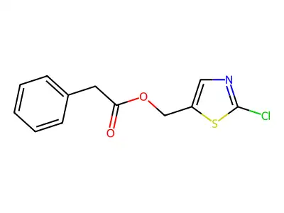 (2-Chloro-1,3-thiazol-5-yl)methyl 2-phenylacetate structure