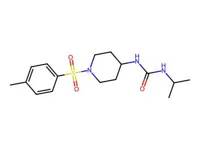 N-isopropyl-N'-{1-[(4-methylphenyl)sulfonyl]-4-piperidinyl}urea structure