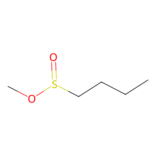 1-Butanesulfinic acid, methyl ester structure
