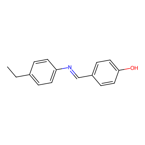 4-{[(4-Ethylphenyl)imino]methyl}phenol structure