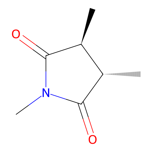 (3S,4S)-1,3,4-trimethylpyrrolidine-2,5-dione structure