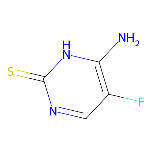 6-Amino-5-fluoro-2(1H)-pyrimidinethione structure
