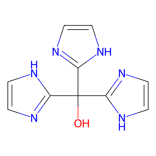 Tri-[2-imidazolidyl]methanol structure