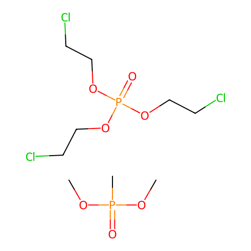 Tris(2-chloroethyl)Phosphate Dimethyl Methylphosphonate structure