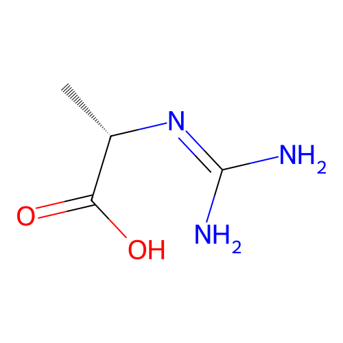 L-Alanine, N-(aminoiminomethyl)- structure