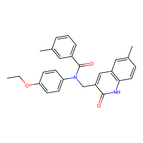 N-(4-ethoxyphenyl)-N-((2-hydroxy-6-methylquinolin-3-yl)methyl)-3-methylbenzamide structure