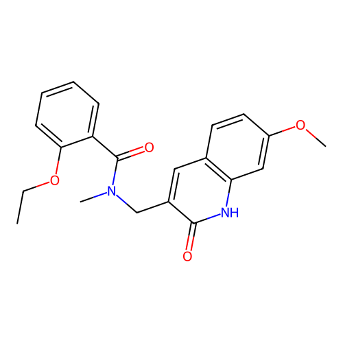 2-ethoxy-N-[(7-methoxy-2-oxo-1,2-dihydroquinolin-3-yl)methyl]-N-methylbenzamide structure