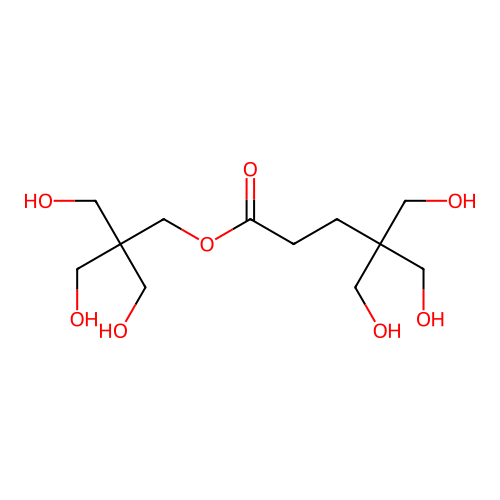 Dipentaerythritol monoacetate structure