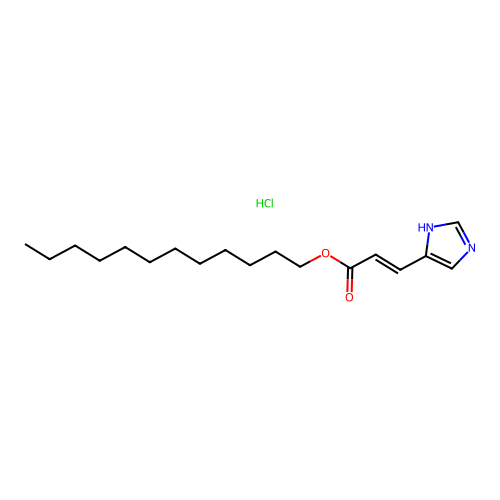 Dodecyl urocanate structure