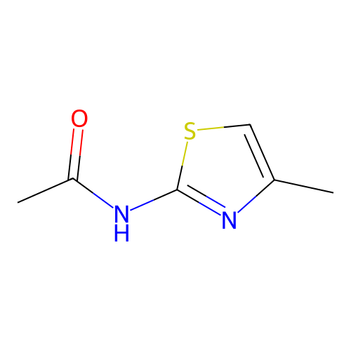 2-Acetamido-4-methylthiazole structure