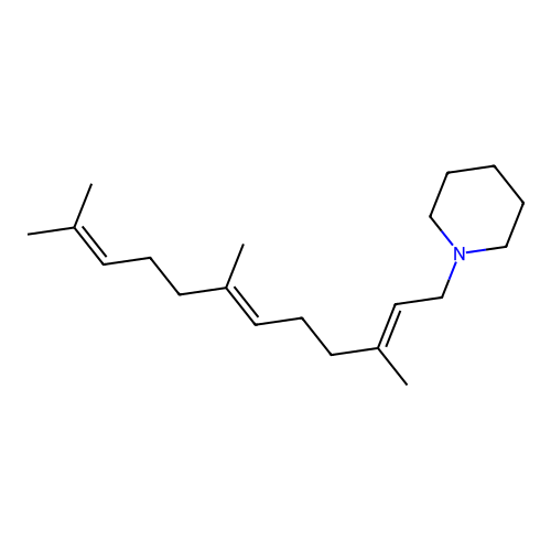 Piperidine, 1-(3,7,11-trimethyl-2,6,10-dodecatrienyl)- structure