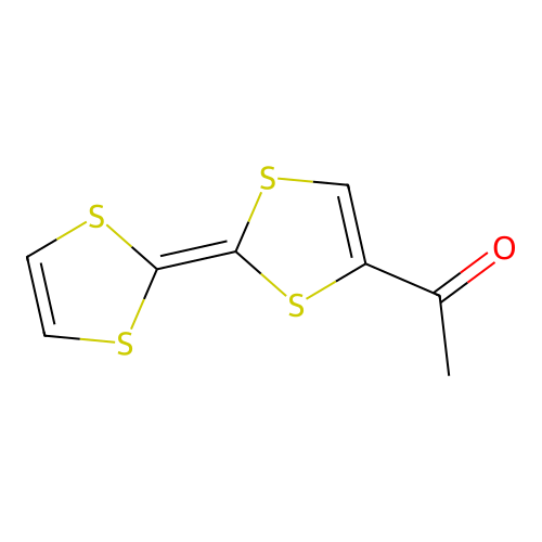 [2,2'-Bi(1,3-dithiol-2-ylidene)-4-yl]ethanone structure