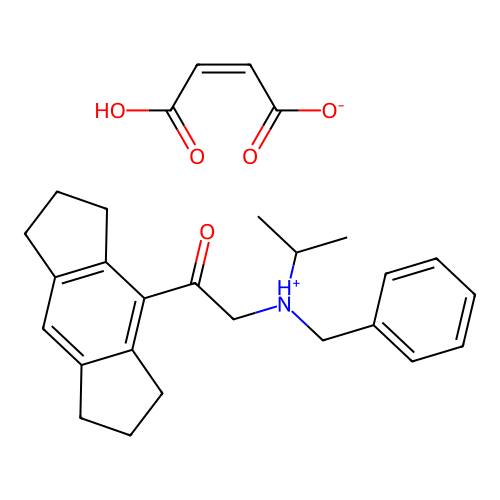 C24H29NO.C4H4O4.1/2H2O structure