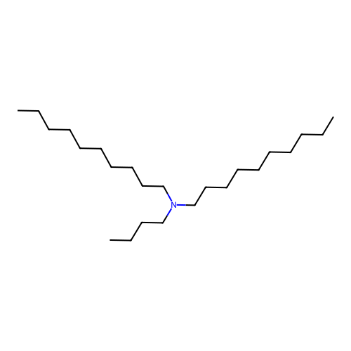 Butyldidecylamine structure