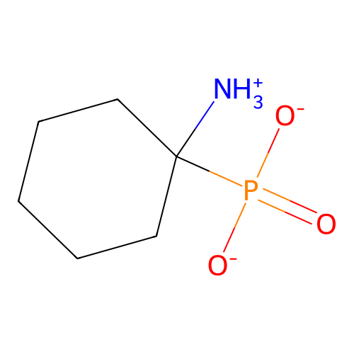 (1-Phosphonatocyclohexyl)azanium structure