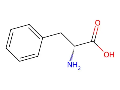 D-苯丙氨酸 structure