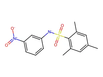 (3-Nitrophenyl)(2,4,6-trimethylbenzene-1-sulfonyl)azanide structure