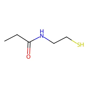 N-(2-巯基乙基)丙酰胺 structure