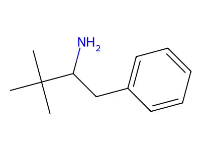 3,3-Dimethyl-1-phenylbutan-2-amine structure
