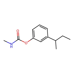 3-(1-甲基丙基)苯酚-1-(N-甲基氨基甲酸酯) structure